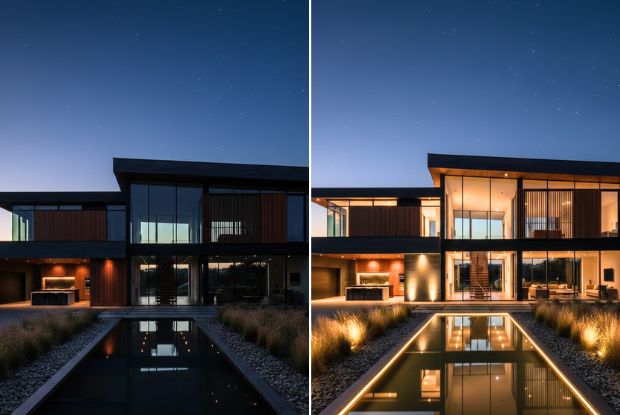 AI-generated home rendering example