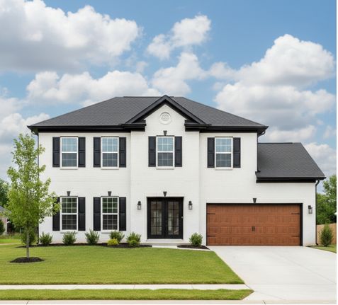 House after professional painting transformation