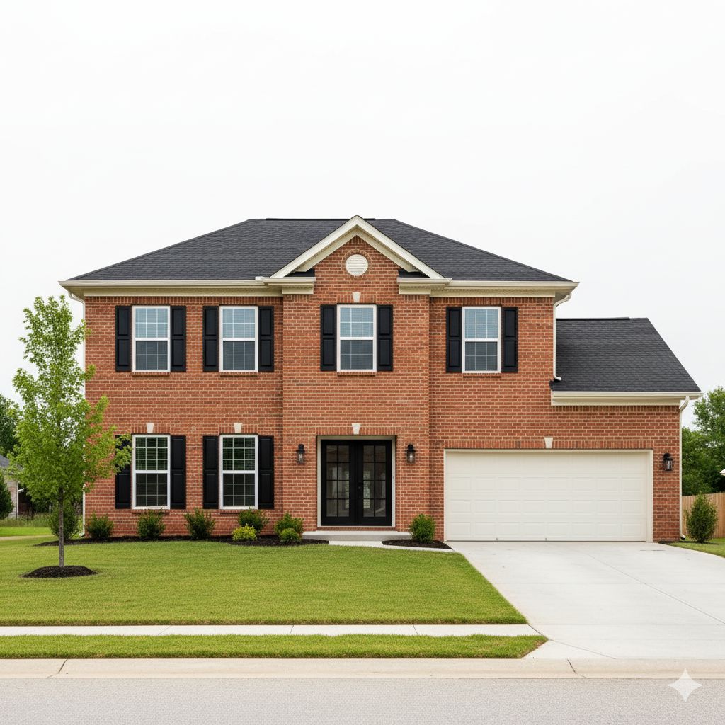 House before professional painting